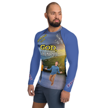 Load image into Gallery viewer, “God, I’m In Ah” Men&#39;s Rash Guard
